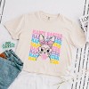 Simply Sage Market Groovy Easter Bunny Boxy Crop Top - 2 of 4