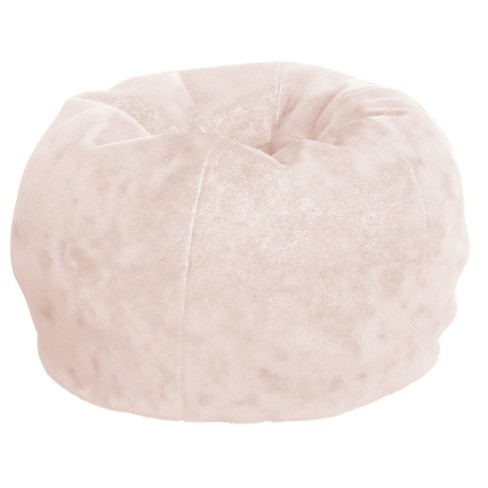 Small fluffy discount bean bag chair