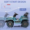 12V Kids Ride On Truck Car, with Parent Remote Control, Twin 35W Motors, 3 Speeds, Spring Suspension, 3-5 Years Old Boy Girl Gift - 4 of 4