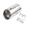 Unique Bargains Universal Car Vehicle Stainless Steel Chrome Exhaust Rear Tail Muffler Tip Pipe Fit Diameter 1.25" to 2" 1pcs - 2 of 4