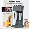VEVOR Milkshake Maker, 375W x 2 Electric Milkshake Machine, Double Heads Drink Mixer Blender Machine, 3-Speed Milkshake Mixer, Gray - 3 of 4
