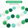 Unique Bargains Party Decorative Polyester Yarn Pom Pom Ball Garlands 6.5 Feet 2 Pcs - 3 of 4