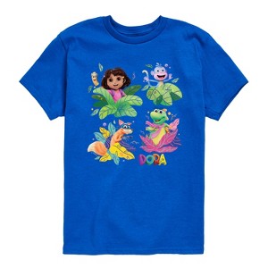 Boys' - Dora the Explorer - Swiper, Isa, And Boots Short Sleeve Graphic T-Shirt - 1 of 4