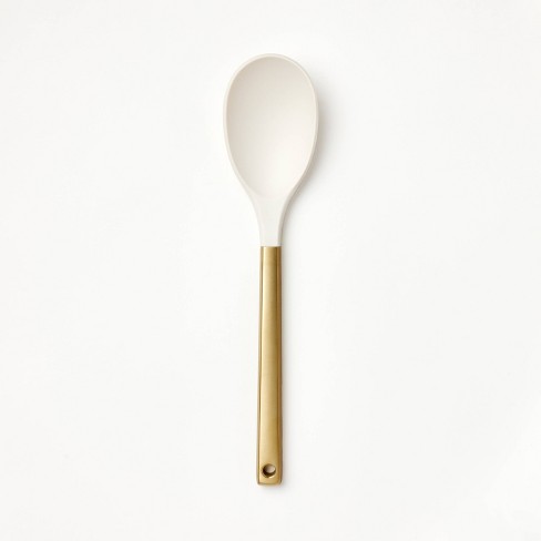 Stainless Ladle without Holes / Wooden Handle
