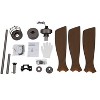 DREAMSIDEA 1-Light 52 in. Indoor Standard Ceiling Fans with 3-Blades - 3 of 3