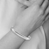 Black Bow Jewelry Men's Stainless Steel 9mm Polished and Grooved Cuff Bracelet - 3 of 4