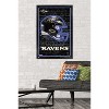 Trends International NFL Baltimore Ravens - Neon Helmet 23 Framed Wall Poster Prints - 2 of 4