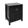 24 in. W x 19 in. D x 36.4 in. H Freestanding Bath Vanity Sink Set - 3 of 4