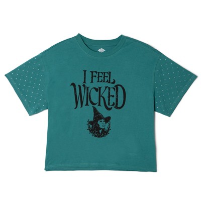 Wicked Cropped Boxy Drop Shoulder T-Shirt Adult