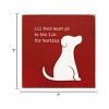 Slickblue 7x7 Dog Quote Wood Sign – Lab Testing Food Humor for Pet Owners' Kitchen or Home, Color Options - 3 of 3