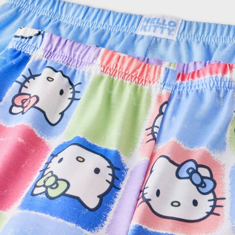 Girls&#39; Hello Kitty 3pc Pajama Set - Blue, 4 of 5