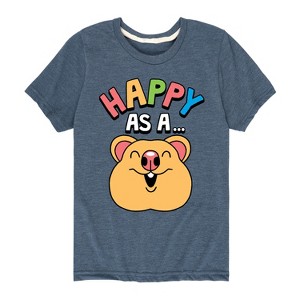Boys' - Instant Message - Happy As A Quokka Short Sleeve Graphic T-Shirt - 1 of 4