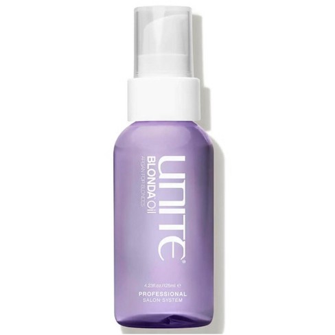 Unite BLONDA Oil (4.23 oz) Argan Oil for Blondes, Multi-Tasking to Nourish, Repair, Smooth, & Protect Blonde Hair - image 1 of 4