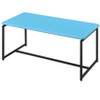 NicBex Modern Rectangle Coffee Table Set of 3 with Beveled Edges and Metal Frame for Living Room - 3 of 4