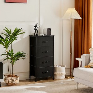 Drawers Dresser Chest of Drawers,Metal Frame and Wood Top - 1 of 4