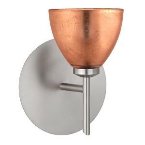 Besa Lighting Divi 1 - Light Wall Light in  Satin Nickel - 1 of 1