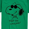 Boys' - Peanuts - Cool Joe Keep On Smiling Short Sleeve Graphic T-Shirt - 2 of 4