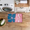 Stupell Industries Midcentury Flower Symmetry Printed Anti-Fatigue Floor Mat, design by Aralma, 30"x18" - 4 of 4