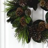 Nearly Natural 28” Pine Cone and Pine Wreath - 2 of 3