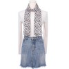 INSPIRE CHIC Women's Leopard Printed Chiffon Square/Long Lightweight Soft Sheer Neck Scarves 1Pc - 2 of 4