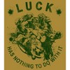 Juniors Womens Marvel Avengers St. Patrick's Day Luck has Nothing to Do With It Festival Muscle Tee - 2 of 4