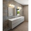 Astor 3-Bulb Glass Vanity Light Fixture - Modern Design for Bathroom, Dimmable, Damp Rated - 4 of 4