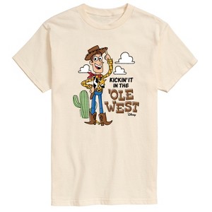 Men's - Disney - Kicking It In The Ole West Short Sleeve Graphic T-Shirt - 1 of 4