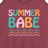 Women's - Instant Message - Summer Babe Graphic Racerback Tank - 2 of 4