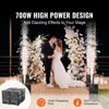 VEVOR Cold Spark Machine, 4 Pack 700W Output Fireworks Controllers, 6.6-16.4ft Adjustable Height, with Advanced DMX System, Screen, Black - 3 of 4