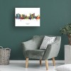 Trademark Fine Art Michael Tompsett 'Oakland California Skyline Named' Canvas Art - 4 of 4