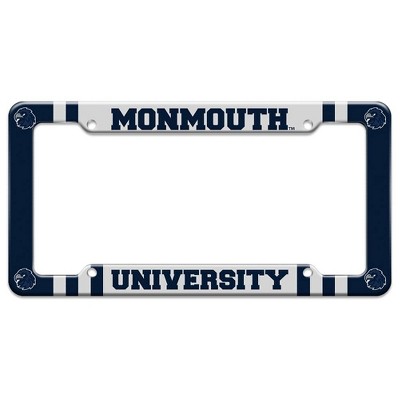 Monmouth University Primary Logo License Plate Tag Frame
