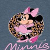 Girls' - Disney - Minnie Leopard Print Short Sleeve Graphic T-Shirt - 2 of 4