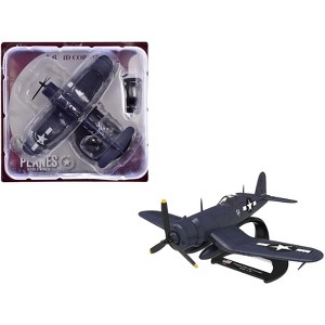 Vought F4U-1D Corsair Fighter Aircraft "Robert Wade, Okinawa" (1945) US Marine Corps 1/72 Diecast Model by Luppa - 1 of 4