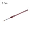 Unique Bargains Detail Nylon Hair Miniature Painting Brush 5 Pcs - 3 of 4