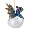Design Toscano Hard Boiled Dragon Hatchling Holiday Ornament - 4 of 4