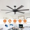 Parrot Uncle 72"  Modern Reversible 7-Blade Ceiling Fan - 2 of 4