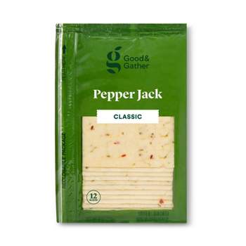 Pepper Jack Deli Sliced Cheese - 8oz/12 slices - Good & Gather™