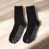 Alilang Women's 3-Pack Anti-Slip Fuzzy Grip Socks for Cozy Indoor Comfort - 2 of 4