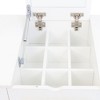 CAVINAS Makeup Organizer Black Vanity Desk Large Storage Dressing Table with Mirror Modern for Bedroom - 2 of 4