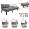 UNISOAR 71'' Convertible Futon Sofa Bed with Adjustable Armrest & Backrest - 4 of 4