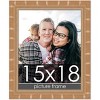 PosterPalooza | 15x18 Modern Bamboo Picture Frame, UV Acrylic, 5 Finishes - 2 of 4