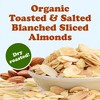 Organic Toasted and Salted Blanched Sliced Almonds - by Food To Live - 3 of 4
