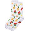 Memoi Tropical Fruit Bamboo Blend Crew Socks - 3 of 4