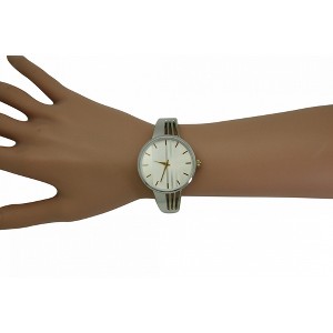 OLIVIA PRATT MODERN STRIPED DESIGN BANGLE WATCH - 1 of 3