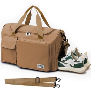Luupatchy Carry On Weekender Backpack With Shoe Compartment, For Travel, Gym，Fishing, Travel Duffle Bag For Women, Men - 1 of 4