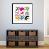 33" x 33" Dawn Bird Chorus by Jenny Frean Wood Framed Wall Art Print - Amanti Art - 4 of 4