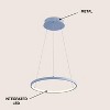 JONATHAN Y Brice Modern Contemporary Metal Round Dimmable Integrated LED Pendant - 4 of 4