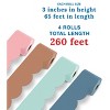 Carson Dellosa Education 65' Modern Boho 4 Pack Rolled Bulletin Board Border Set (4 rolled borders) - 2 of 4