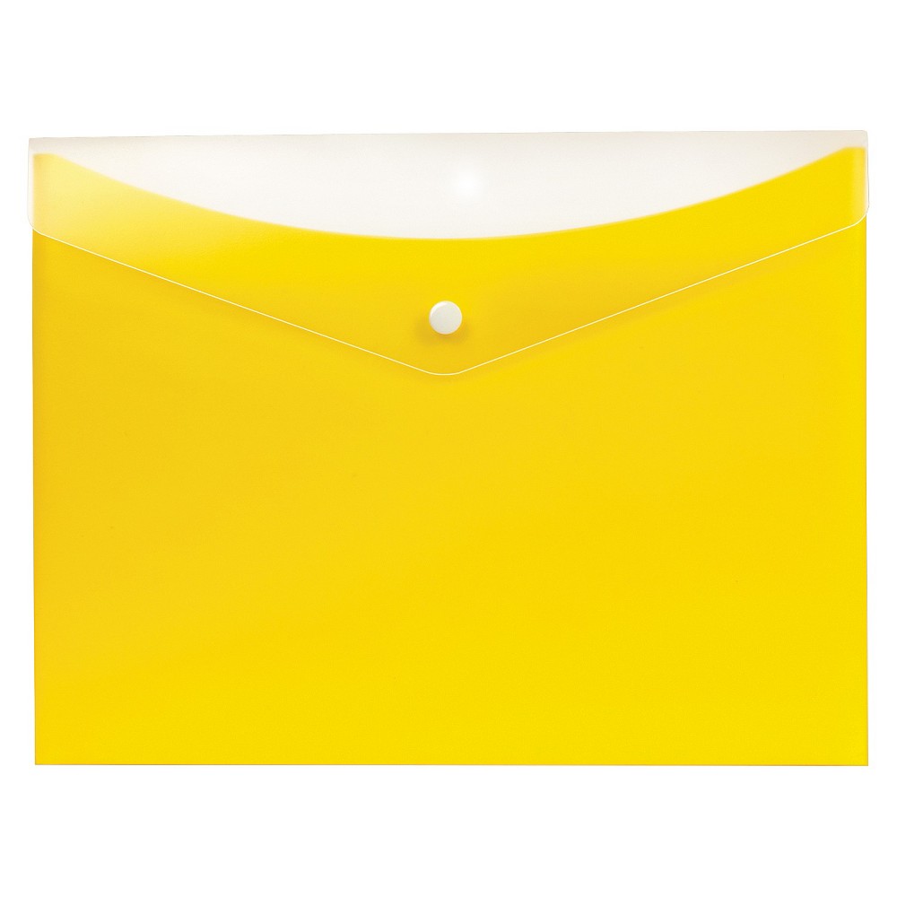 UPC 607972027891 product image for Globe-Weis Poly Snap Envelope Letter - Lemon | upcitemdb.com