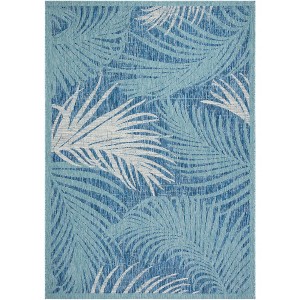 Courtyard CY7557 UV & Stain Resistant Non-Shedding Power Loomed Indoor/Outdoor Rugs - Safavieh - 1 of 4